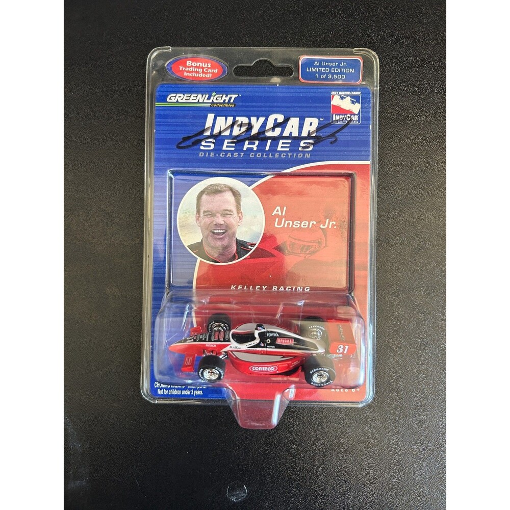 Al Unser Jr Signed GreenLight IndyCar Series 1:64 Diecast LE 1 of 3500 Sealed